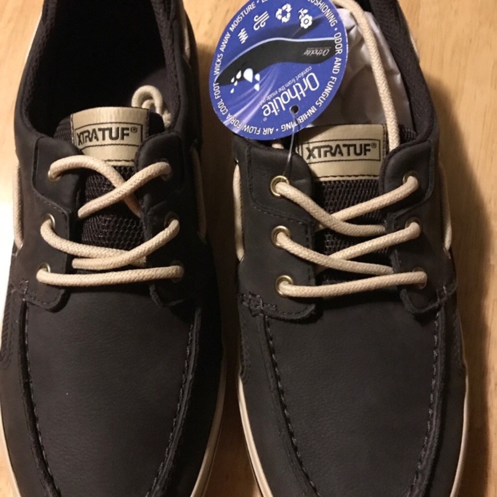 Men’s Chocolate Boat Shoes / Xtratuf 9M